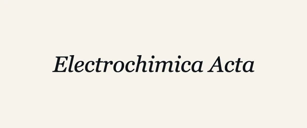 Electrochimica Acta
